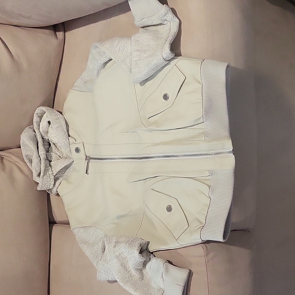 Girls Faux Leather Jacket - Picture 1 of 3